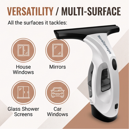 NovaSqueegee™ Cordless Window Vacuum