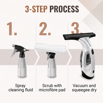NovaSqueegee™ Cordless Window Vacuum